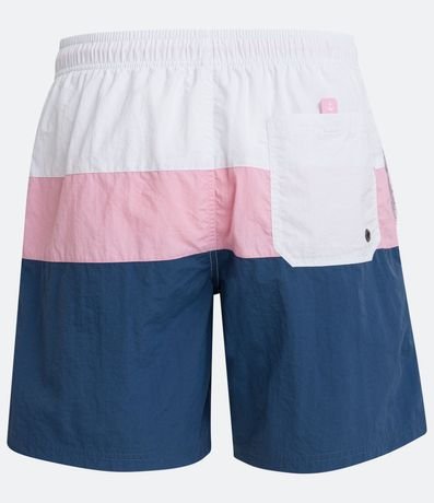 Bermuda de Baño con Recortes en Bloques de Color 7