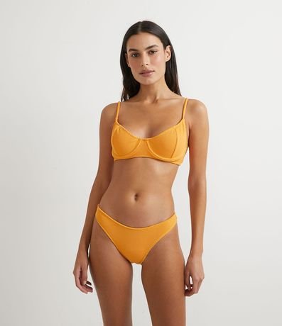 Bikini Bottom Básica en Poliamida Texturizada 3
