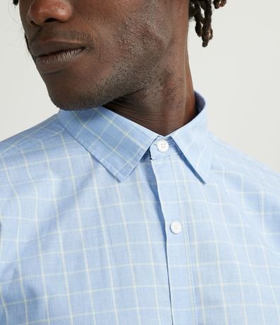 Camisa Manga Larga con Estampado Cuadrillé 3