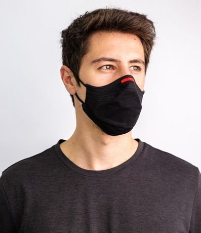 Kit Tapabocas Fiber Air con 30 Filtros y Soporte - Talle G 5