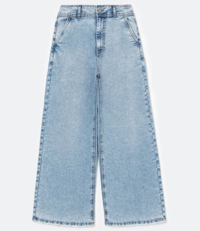 Pantalón Wide Leg en Jeans Cintura Alta 1