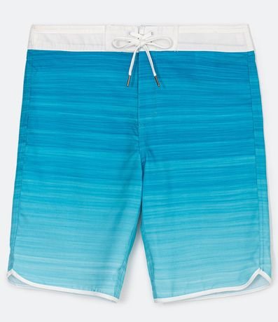 Bermuda Boardshort en Degradado con Barra Redondeada 5