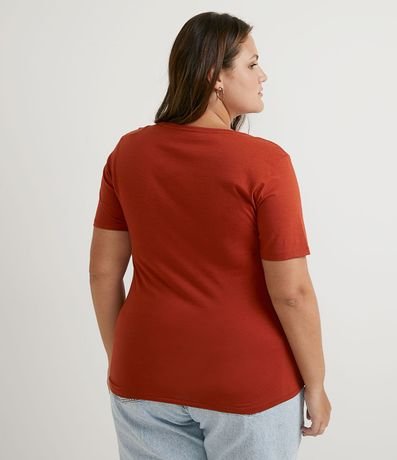Blusa Básica en Media Malla con Escote V 2