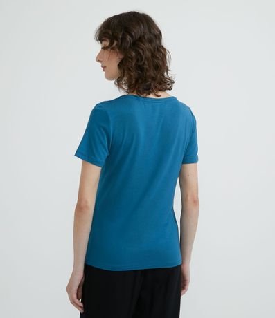 Blusa Básica en Viscosa con Escote V 2