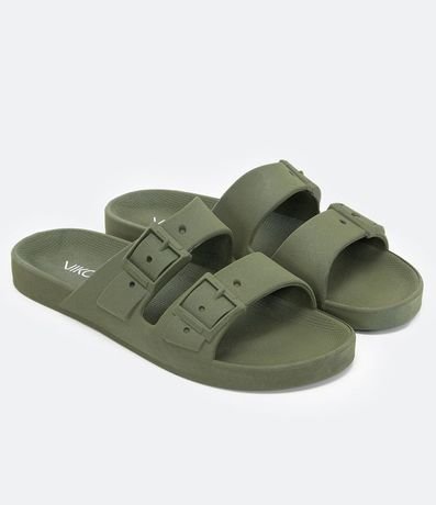 Ojota Slide con Tiras y Hebilla 2