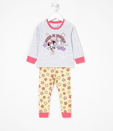 Pijama Infantil Largo Estampa Minnie y Margarita - Tam 1 a 4 años 1