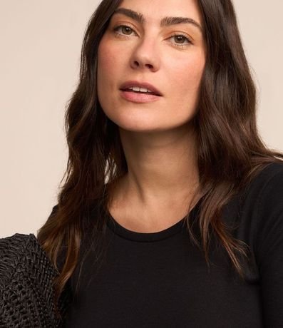 Blusa Básica en Algodón con Manga Corta 4