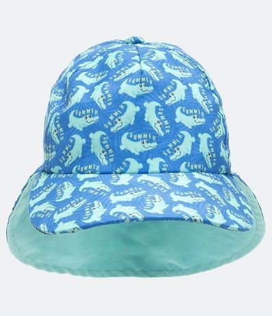 Gorra con Estampado de Cocodrilo con Protección UV 1