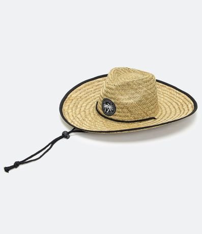 Sombrero Infantil en Paja con Patch de Cocotero - Tam U