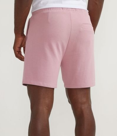 Bermuda en Algodón Sin Estampado con Cintura Elástica 2