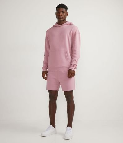 Bermuda en Algodón Sin Estampado con Cintura Elástica 4