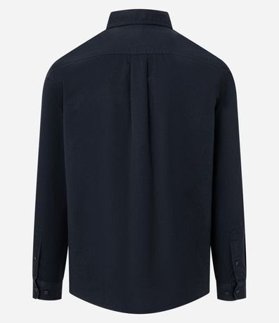 Camisa Manga Larga en Sarga con Bolsillos 6