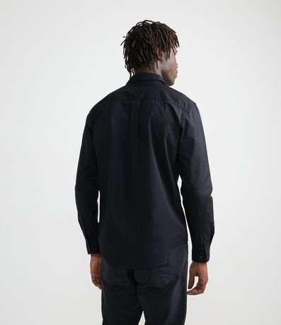 Camisa Manga Larga en Sarga con Bolsillos 2