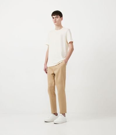 Remera Slim Básica en Algodón Manga Corta 2