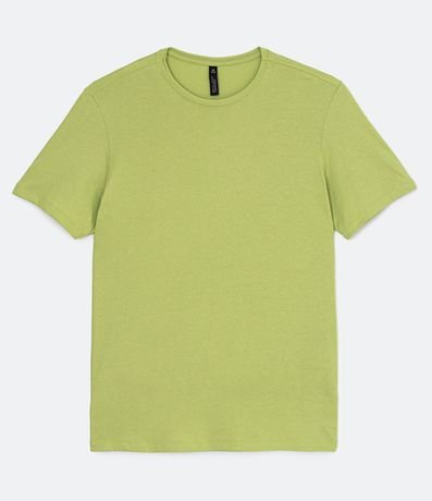 Remera Slim Básica en Algodón Peruano con Cuello Redondo 6