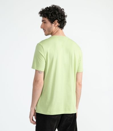 Remera Slim Básica en Algodón Peruano con Cuello Redondo 2