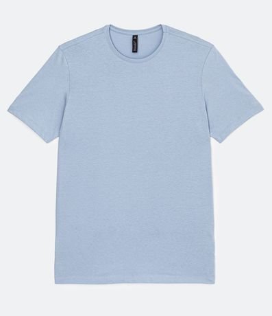 Remera Slim Básica en Algodón Peruano con Cuello Redondo 5