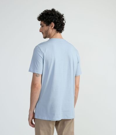 Remera Slim Básica en Algodón Peruano con Cuello Redondo 2