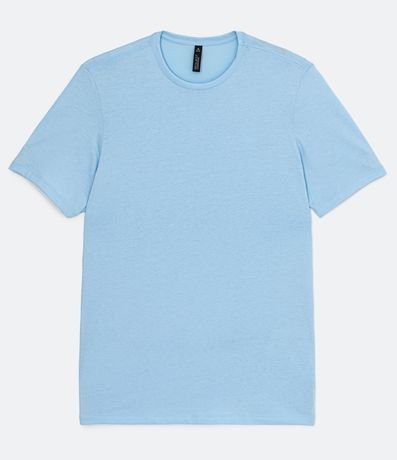 Remera Slim Básica en Algodón Peruano con Cuello Redondo 5