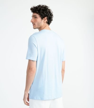 Remera Slim Básica en Algodón Peruano con Cuello Redondo 2