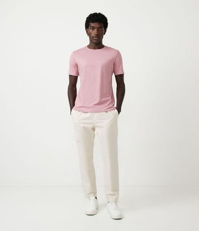 Remera Slim Básica en Algodón Manga Corta 2