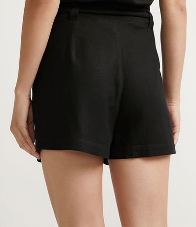 Short Clochard con Pliegues y Cinturón de Cuerda 2