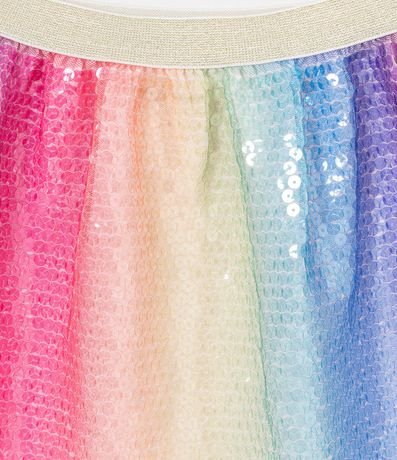 Pollera Infantil con Lentejuelas de Colors - Talle 5 a 14 años 3