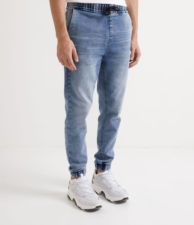 Pantalón Jogger en Jeans 1