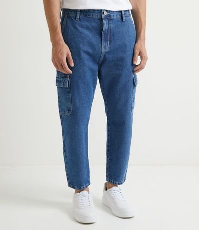 Pantalón Cargo en Jeans 1