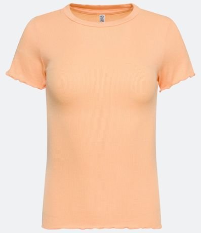 Blusa Básica en Ribana con Volados en la Barra 4