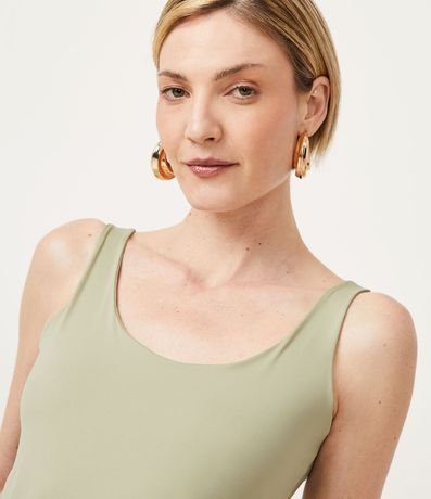 Blusa Musculosa en Poliamida con Escote U 4