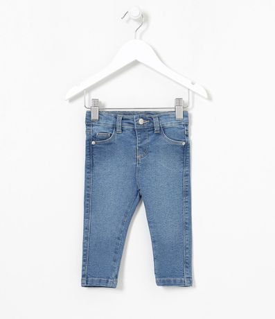 Pantalón Infantil en Jeans con Bolsillos - Talle 0 a 18 meses 1