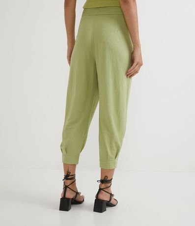 Pantalón Jogger en Orly con Amarre Frontal y Pliegues 2