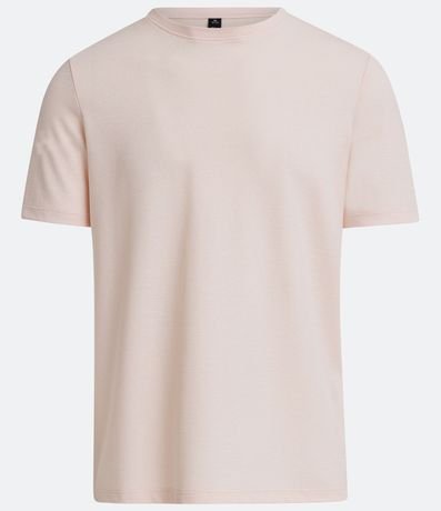 Remera Slim en Algodón con Textura Acanalada 7