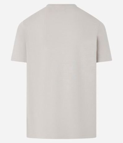 Remera Slim en Algodón con Textura Acanalada 8