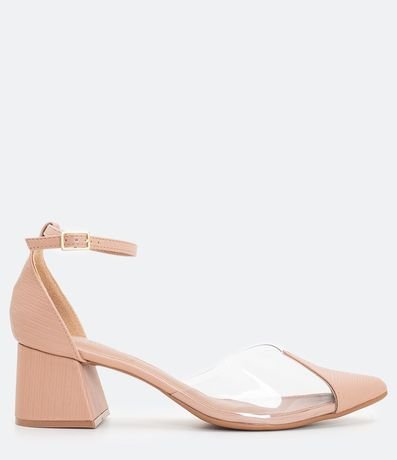 Scarpin con Bico Fino y Tacón Diferenciado 1