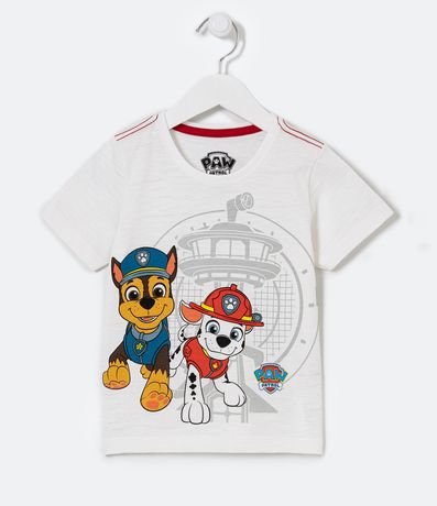 Camiseta Infantil Estampado Patrulla Canina - Tam 2 a 5 años 1