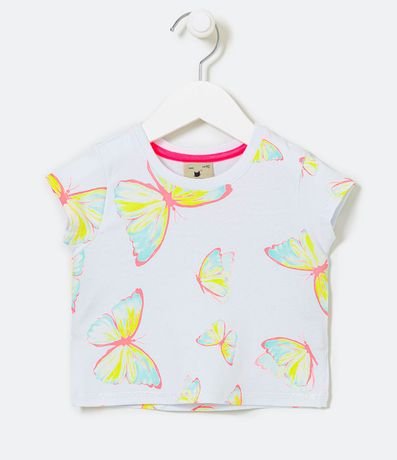 Blusa Infantil Estampada de Mariposas - Talle 1 a 5 años 1