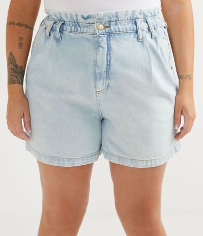 Short Clochard en Jeans Delavé Curve & Plus Size 1