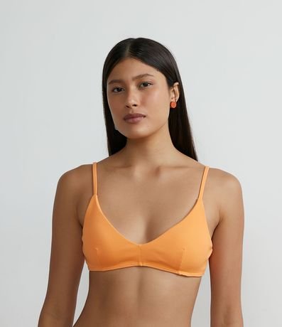 Bikini Top Triángulo Fijo en Poliamida Texturizada 1