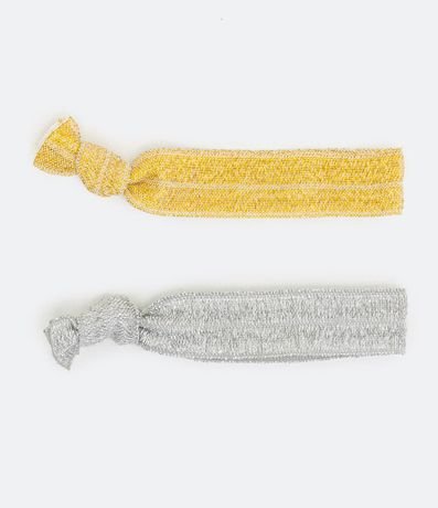 Kit 2 Gomitas para el Pelo con Elástico y Nudito