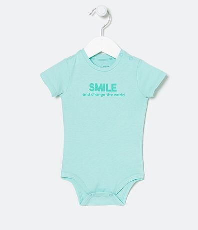 Body Infantil Lettering Smile - Talle 0 a 18 meses 1