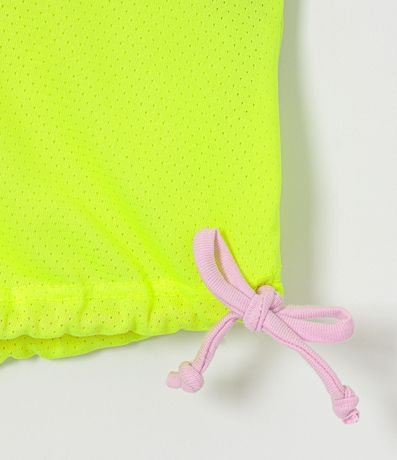 Blusa Infantil en Tela Estampado Numero 83 con Top Debajo - Talle 5 a 14 años 4