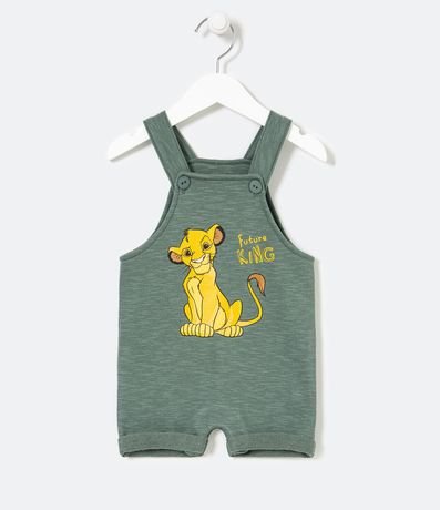 Peto Infantil en Sudadera Estampado de Simba Rey León - Tam 0 a 18 meses 1