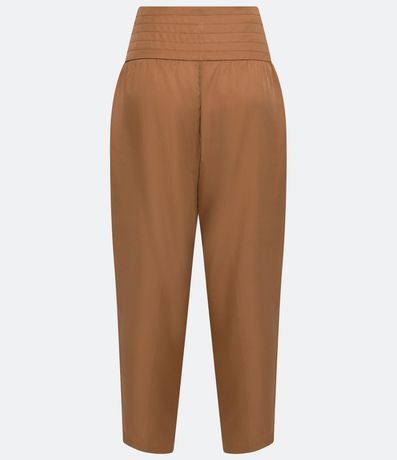 Pantalón en Liocel con Cintura Ancha y Pespuntado 6