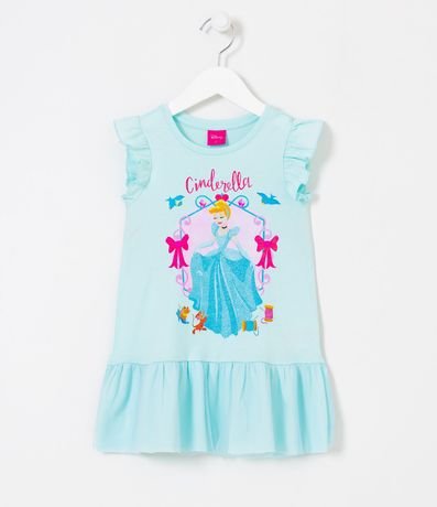 Camisón Infantil Estampado Princesa Cenicienta - Talle 2 a 6 años