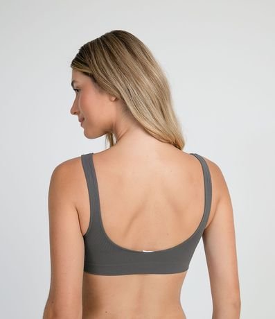 Sujetador Top sin Copa y Aro de Microfibra sin Costura Trifil 2