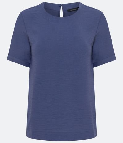 Blusa con Aberturas y Detalles de Pespuntes 7
