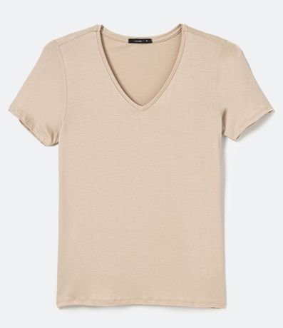 Blusa Básica en Viscosa con Escote V 4