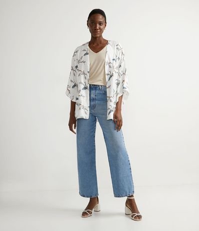 Blusa Básica en Viscosa con Escote V 3